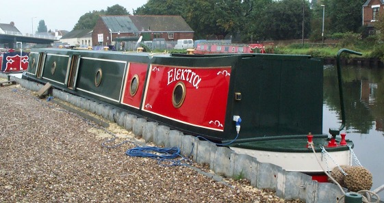 Elektra from the stern